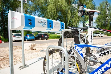 E-Bike Ladestation der Stadtwerke Windsbach